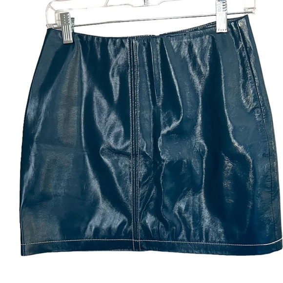 Urban Outfitters Faux Leather Mini Skirt S - Picture 2 of 4